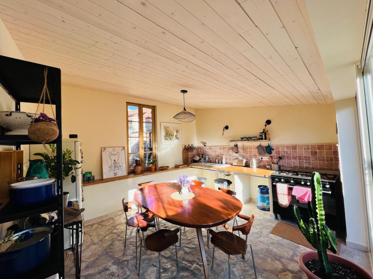 Penthouse Studio Privee Couple Ou Famille- La Maison Searle A Tourtour Exterior foto